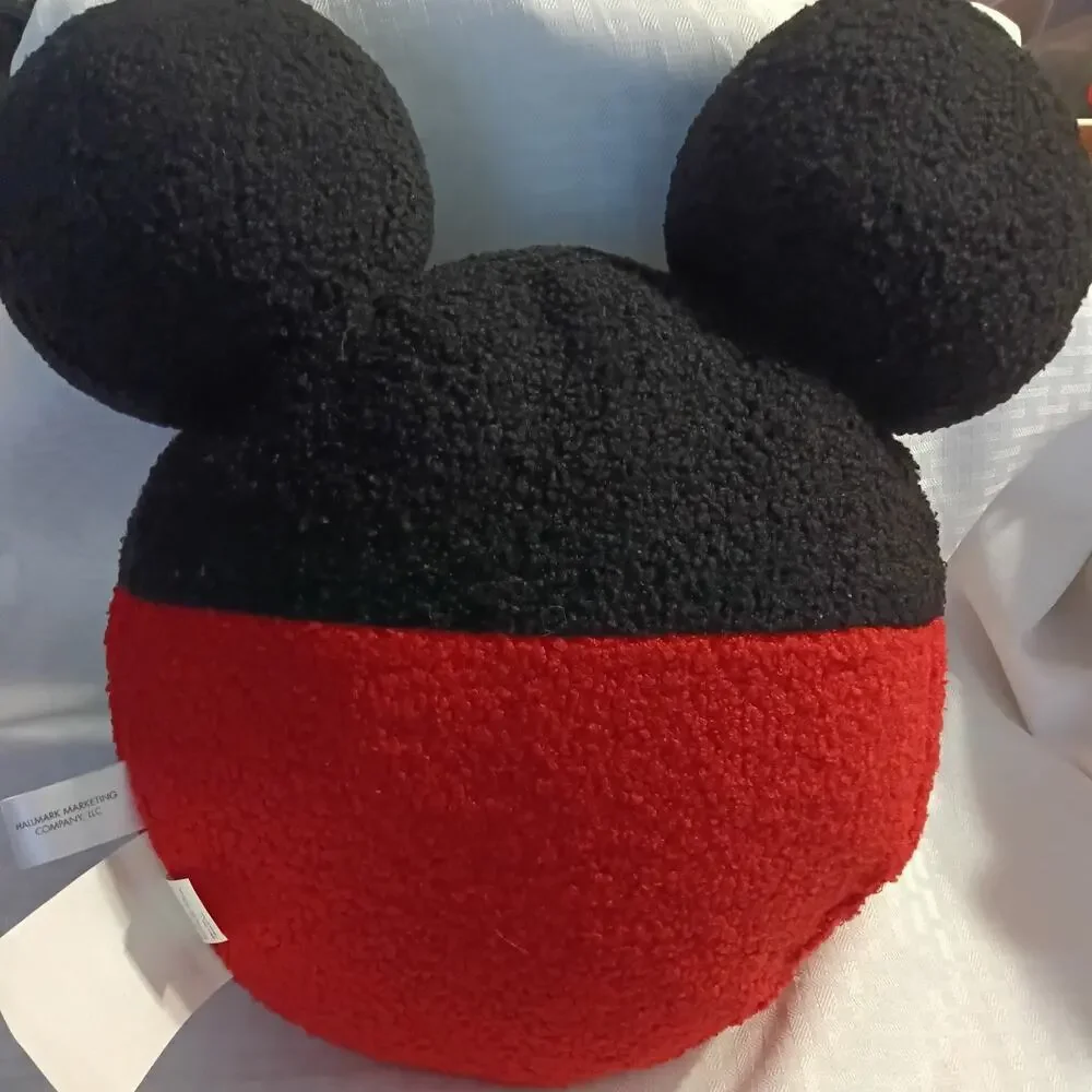 Disney Mickey Mouse Head Throw Pillow